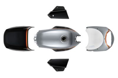 Moto Guzzi V7 850 Centenary Right Side Bag Cafe Racer Scrambler